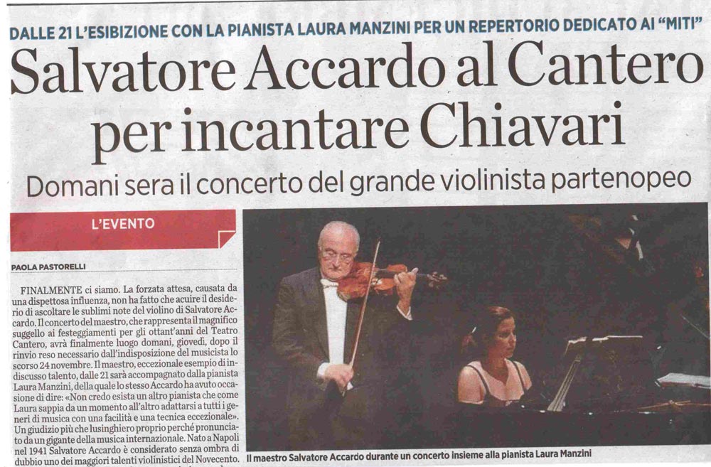 14.12.2011 – IL SECOLO XIX – Salvatore Accardo in Concerto