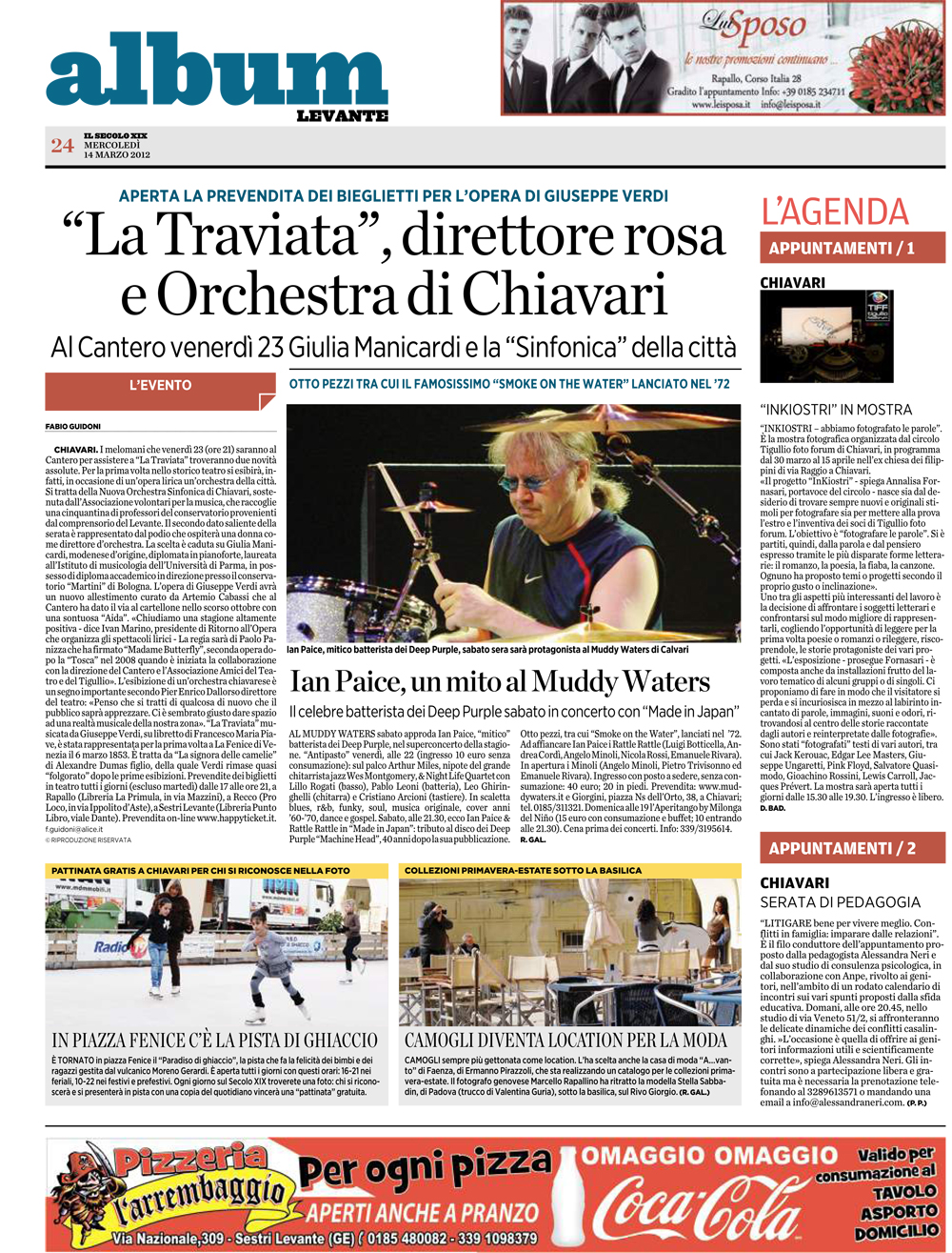 14.03.2012 – IL SECOLO XIX – La Traviata